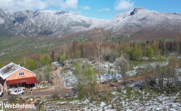 Küre Dağları Milli Parkı’nda iki mevsim yaşanıyor