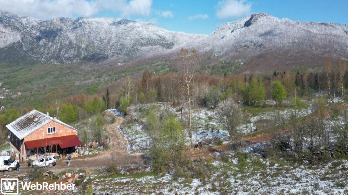 Küre Dağları Milli Parkı’nda iki mevsim yaşanıyor