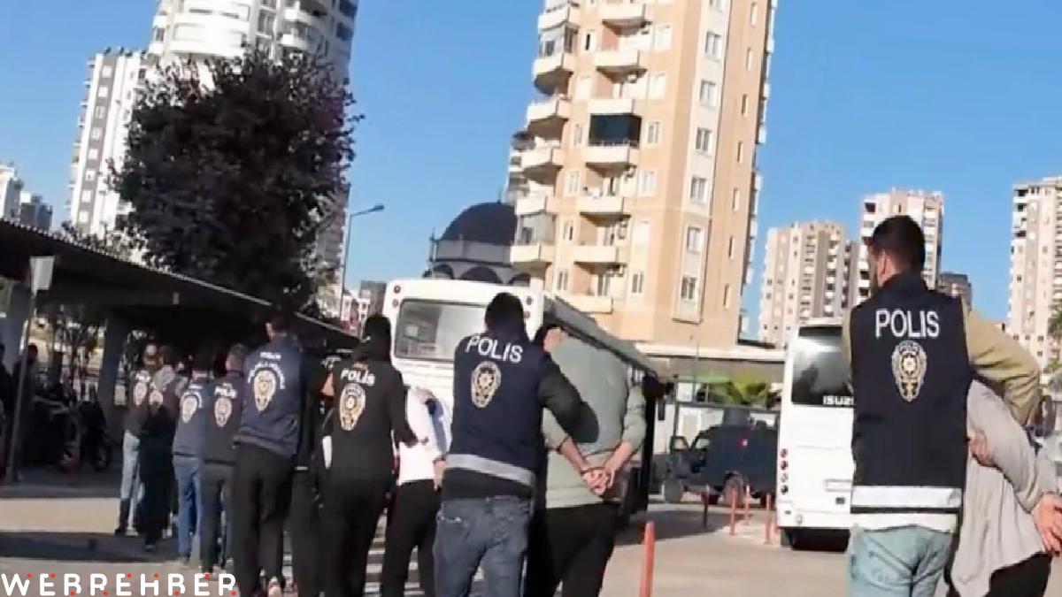 Mersin’de özel harekat ve ‘drone’ destekli siber operasyonda 128 tutuklama
