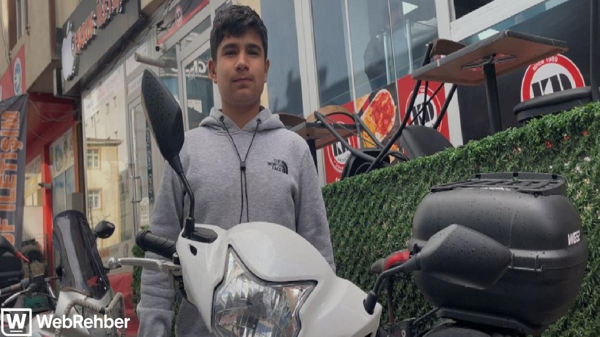 Muş’ta bir çocuk aniden hareket eden kamyoneti durdurdu