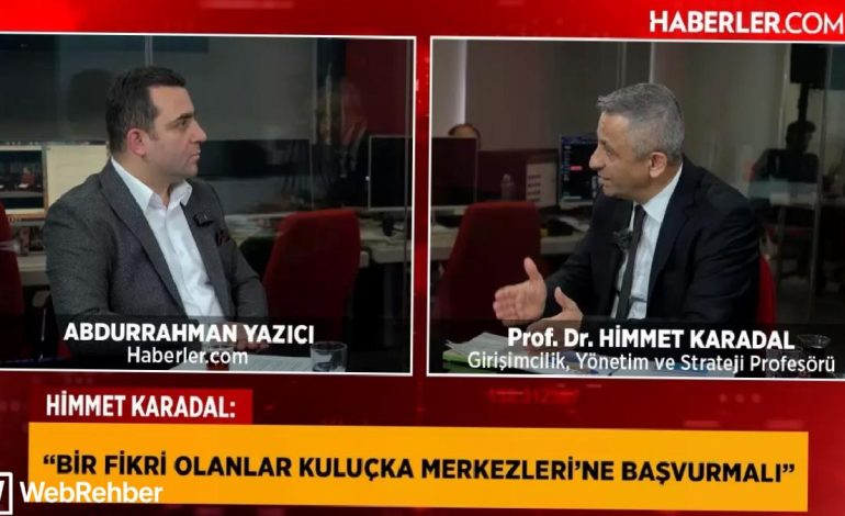 Prof. Dr. Himmet Karadal: Türk insanı girişimcilikte dünya birincisi