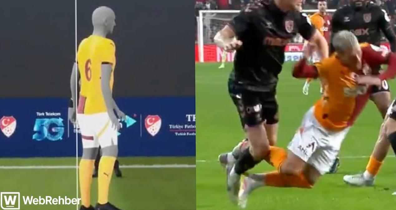 Samsunspor-Galatasaray maçına damga vuran 2 pozisyon