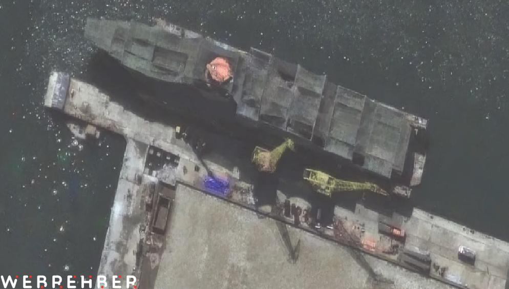 Şimdiye kadarki en büyük savaş gemisi: Kuzey Kore uydu görüntülerini yayınladı