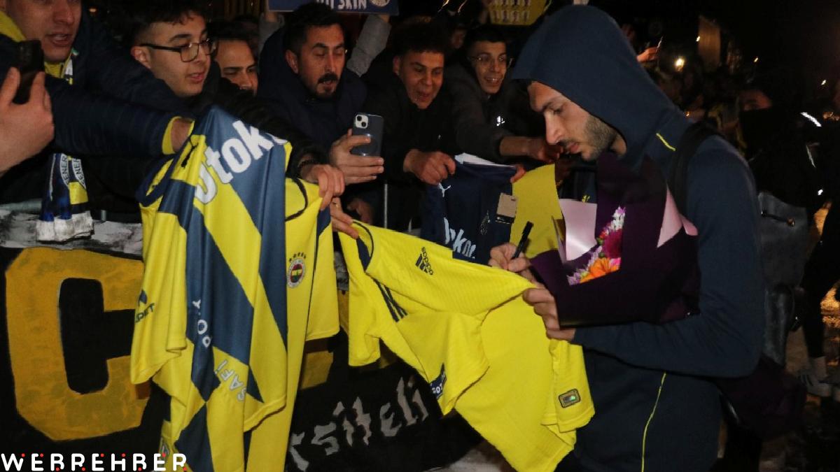 Sivas’ta Fenerbahçe’ye coşkulu karşılama