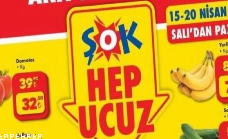 ŞOK Market 15-20 Nisan 2025 Aktüel Ürünler Kataloğu yayınlandı