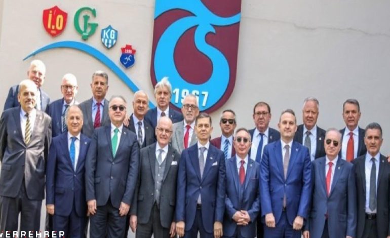 Süper Lig’de şampiyon olan kulüplerin divan kurulu başkanları Trabzon’da bir araya geldi!