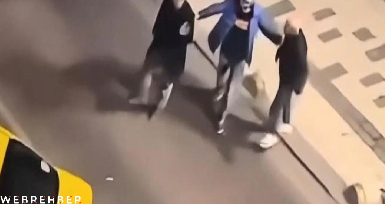 Taksiden birlikte indiği kişiyi cadde ortasında bıçakladı