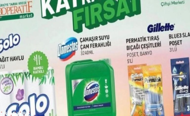 Tarım Kredi KOOP Çiftçi Marketi’nden nisan ayına özel indirimler! 22-28 Nisan kataloğu yayımlandı