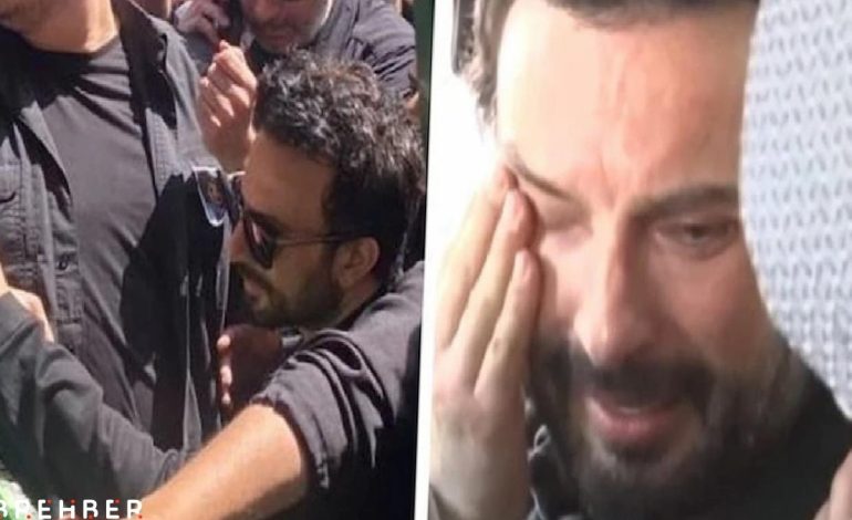 Tarkan annesini son yolculuğuna gözyaşlarıyla uğurladı