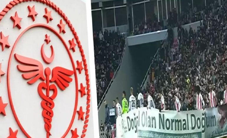 Tartışma yaratan pankartın ardından Sağlık Bakanlığı’ndan ‘normal doğum’ açıklaması