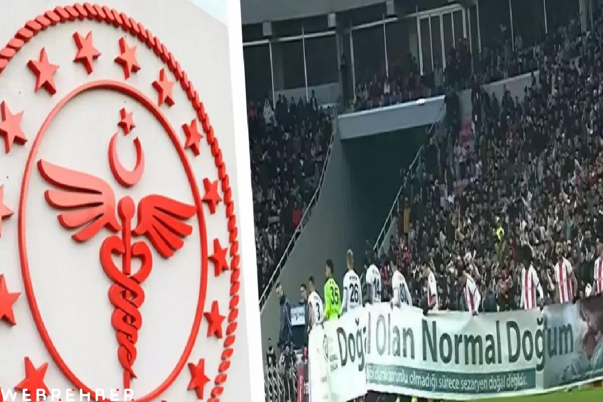 Tartışma yaratan pankartın ardından Sağlık Bakanlığı’ndan ‘normal doğum’ açıklaması