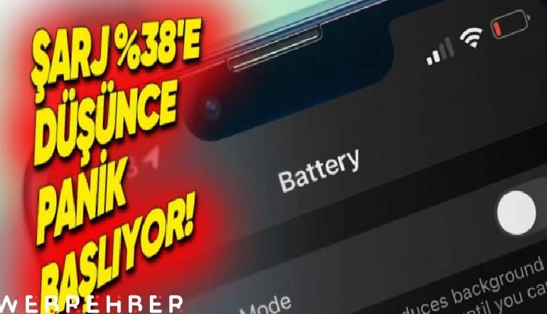 Telefon Bataryaları Hakkında İlginç Araştırma: İnsanlar, Şarj Belli Bir Seviyeye Düşünce Panik Oluyor!