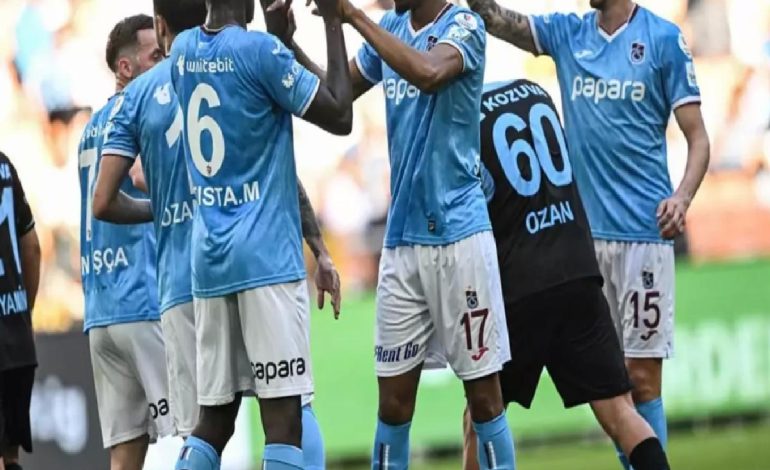 Trabzonspor, Adana Demirspor’u 1-0 mağlup etti