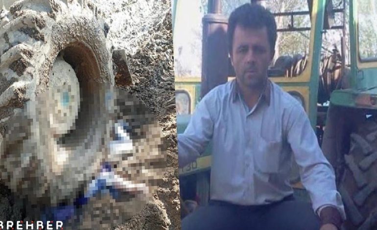 Traktöründen düşüp, tekerin altında can verdi