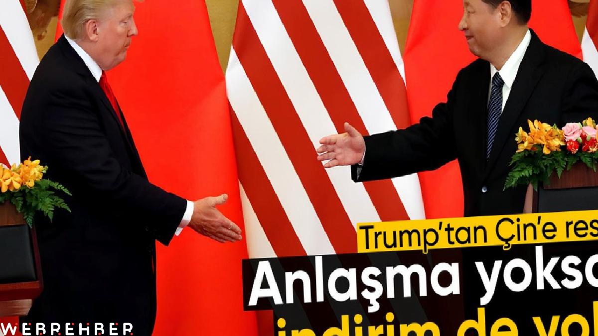Trump’tan Çin’le anlaşma şartı: Yüzde 145’lik tarife indirilmeyecek