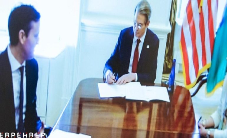 Ukrayna ve ABD, nadir elementler için mutabakat zaptı imzaladı