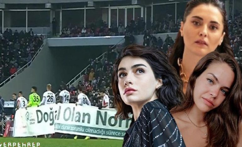 Ünlülerden ‘Doğal Olan Normal Doğum’ pankartına tepki