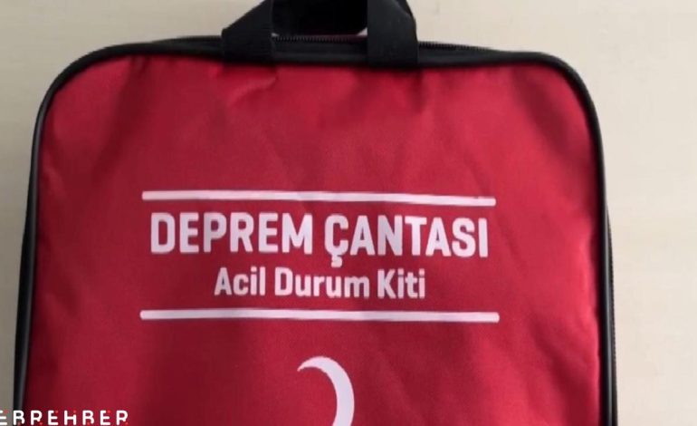 Uzmanından deprem çantası uyarısı