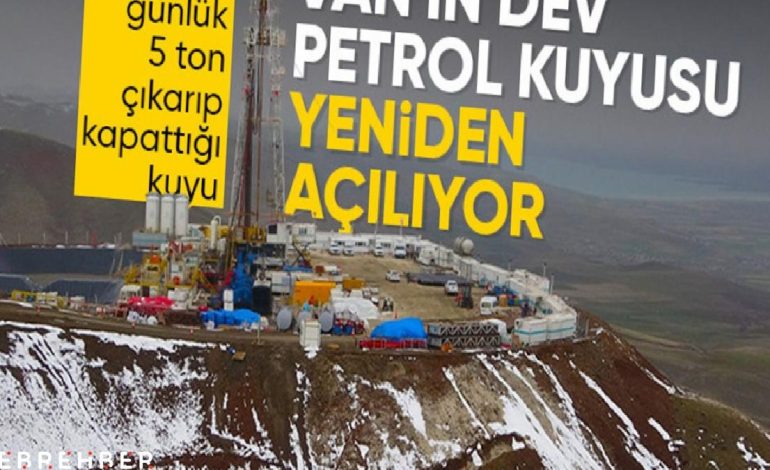 Van’da petrol aranıyor: 200 tonluk dev sondaj kulesi kuruldu
