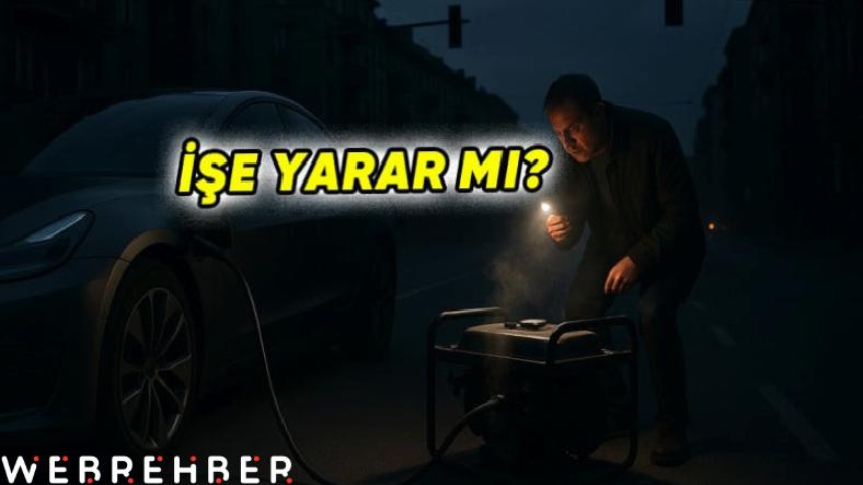 Ya Bizde de Elektrik Kesilirse: Elektrikli Otomobiller Jeneratörle Şarj Edilir mi?