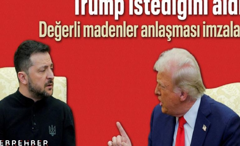 ABD ve Ukrayna değerli madenler anlaşmasını imzaladı