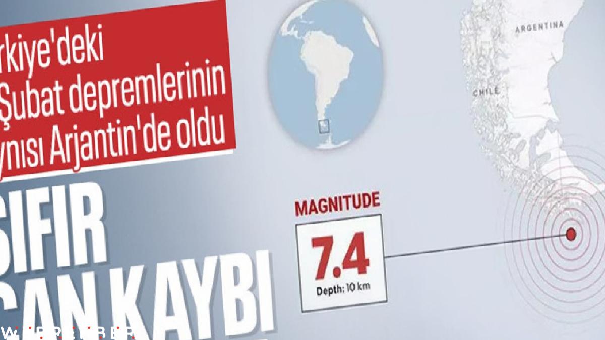 Arjantin’de 7.4’lük depremde sadece mobilyalar sallandı