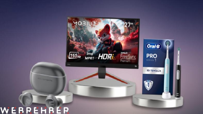 BenQ Monitörden Oral-B Şarjlı Diş Fırçasına: Günün Fırsatları Kapsamında Alabileceğiniz İndirimli Ürünler
