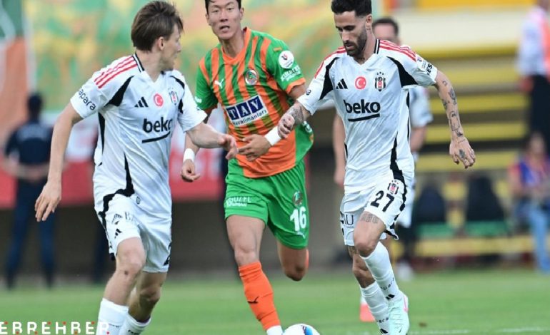 Beşiktaş deplasmanda Alanyaspor ile berabere kaldı