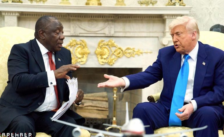 Beyaz Saray’da ikinci Zelenski vakası: Trump, Güney Afrika lideri ile tartıştı
