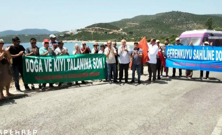 Bodrumlular Limak’a karşı Gerenkuyu’ya sahip çıkıyor