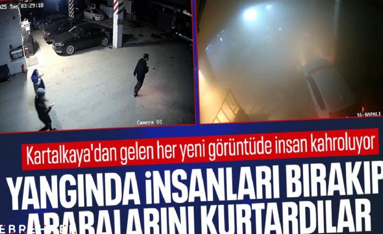 Bolu Kartalkaya’daki yangın felaketinde yeni görüntü