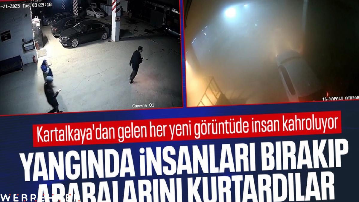Bolu Kartalkaya’daki yangın felaketinde yeni görüntü
