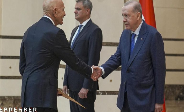 Cumhurbaşkanı Erdoğan, üç ülkenin büyükelçilerini kabul etti