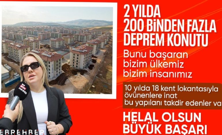 Ensonhaber vatandaşlara deprem bölgesinde kaç konut yapıldığını sordu