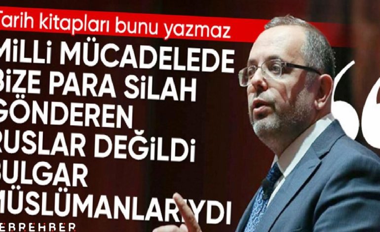 Erhan Afyoncu: Milli Mücadele’de bize para gönderen Ruslar değil, Buhara Müslümanlarıydı