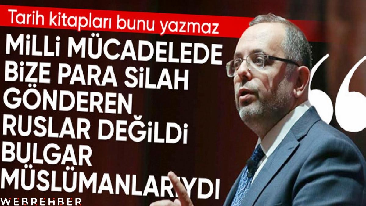 Erhan Afyoncu: Milli Mücadele’de bize para gönderen Ruslar değil, Buhara Müslümanlarıydı