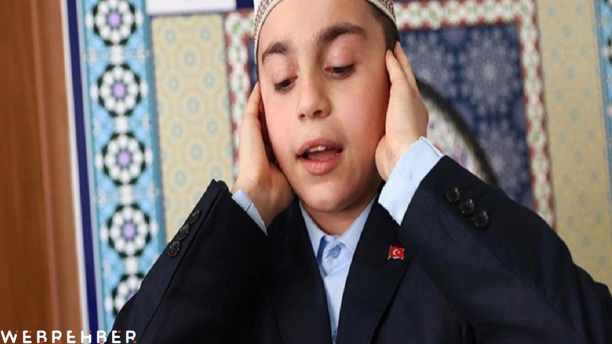 Ezan okuma yarışması birincisi Emir Kayra’nın hayali Ayasofya’da görev yapmak