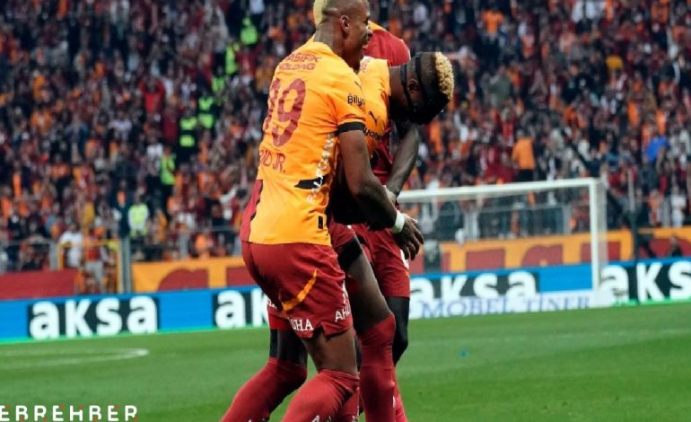 Galatasaray, son 3 maçta 14 gol kaydetti