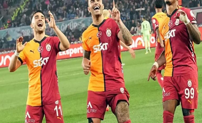 Galatasaray, Trabzonspor’u mağlup etti! Şampiyonluğa 1 maç kaldı