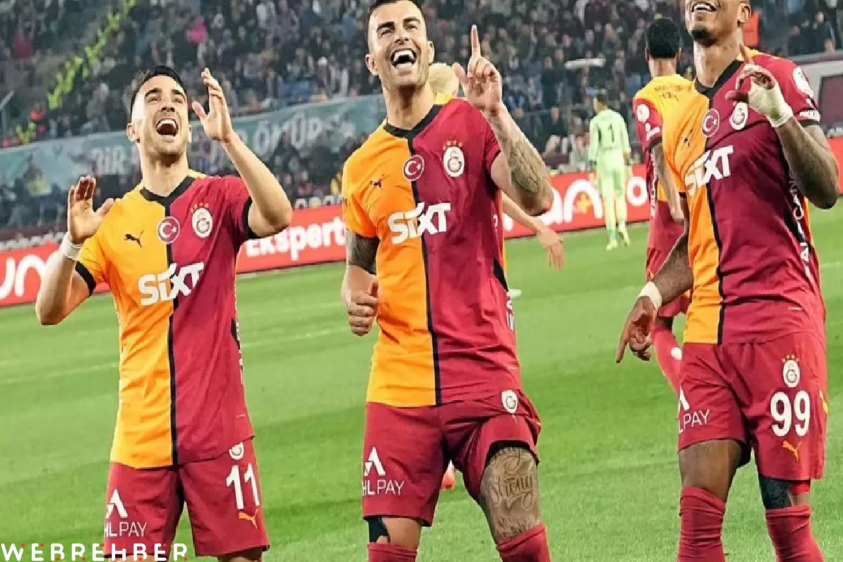 Galatasaray, Trabzonspor’u mağlup etti! Şampiyonluğa 1 maç kaldı
