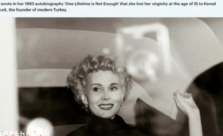 Gökçek’ten ‘Zsa Zsa Gabor’ paylaşımı