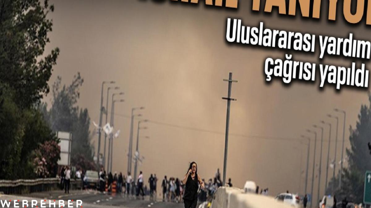 İsrail yangınlar nedeniyle uluslararası yardım çağrısında bulundu