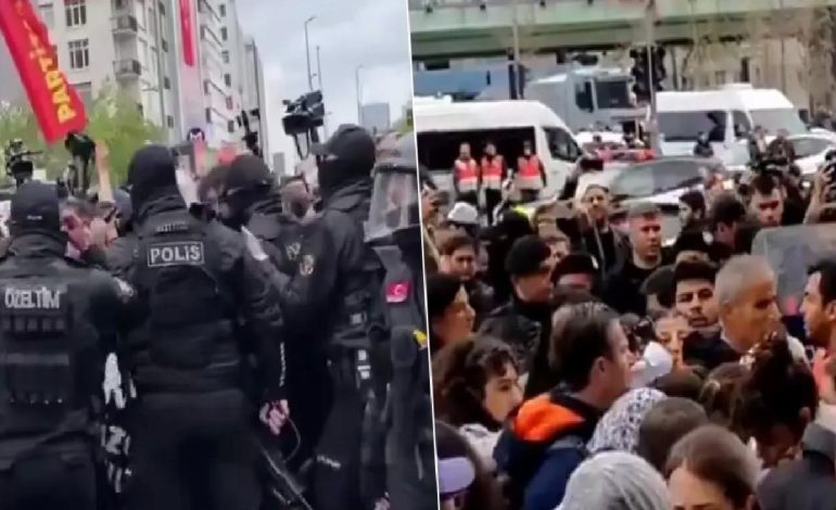 İstanbul’da 1 Mayıs gerginliği! Polis müdahale edince arbede yaşandı