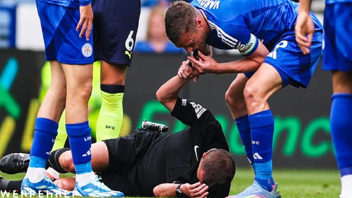 Jamie Vardy, hakemin düdüğünü çaldı