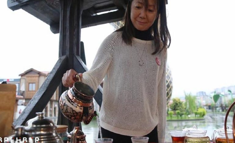 Japonya’nın ‘ilk çaycısı’ Rize’de çay demledi