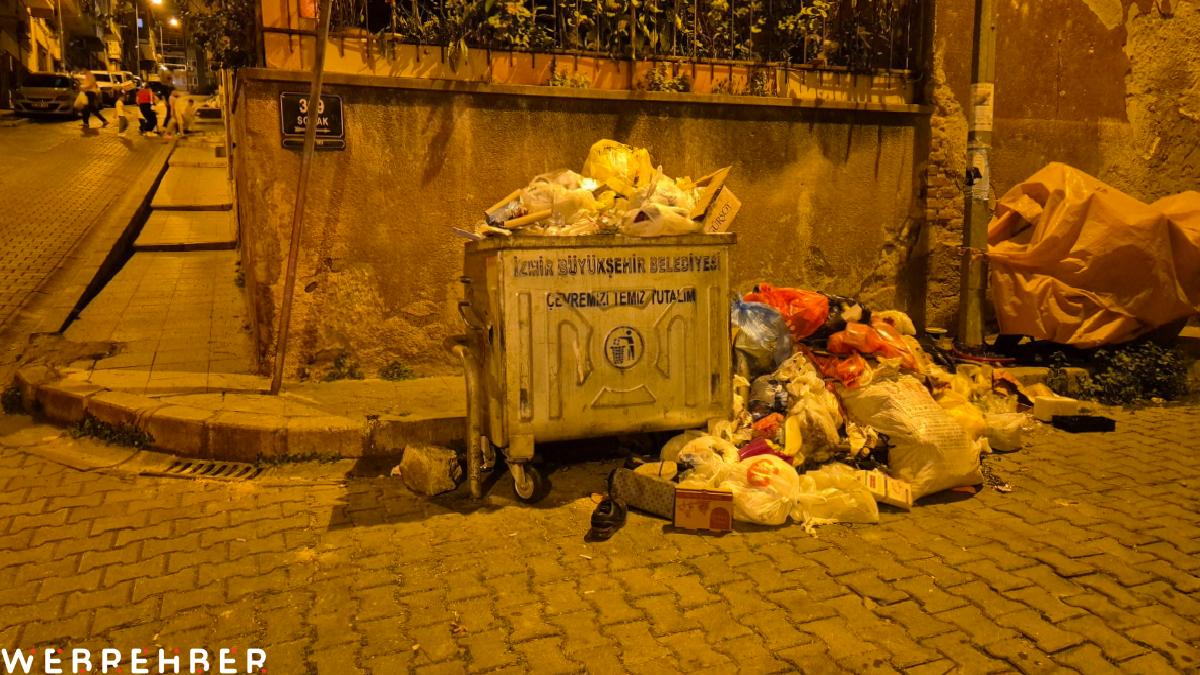 Konak’ta çöp sorunu devam ediyor