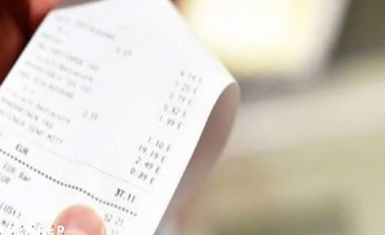 Market fişlerine 10 saniyeden fazla dokunmayın uyarısı