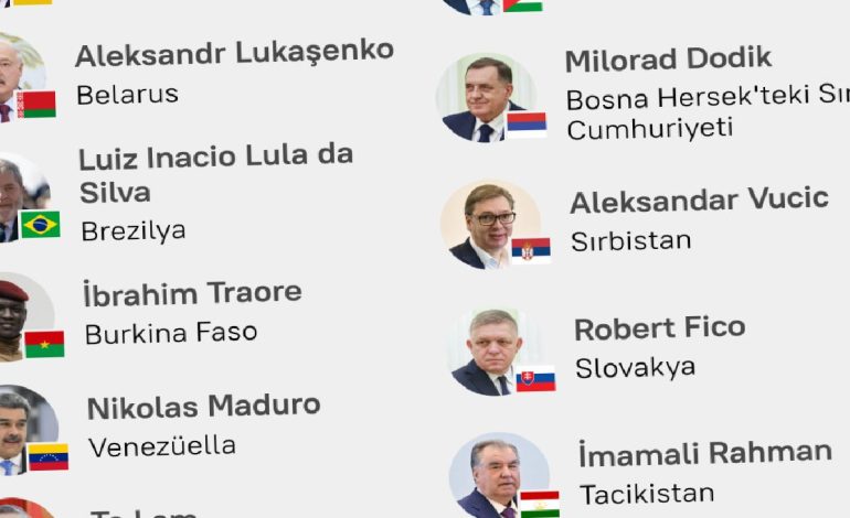 Moskova’daki Zafer Günü Askeri Geçit Töreni’ne katılacak liderler