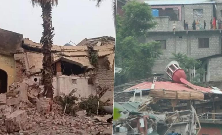 Pakistan-Hindistan geriliminde vurulan yerlerden ilk görüntüler