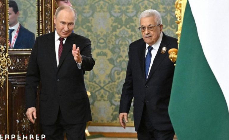 Putin, Filistin Devlet Başkanı Mahmud Abbas ile görüştü